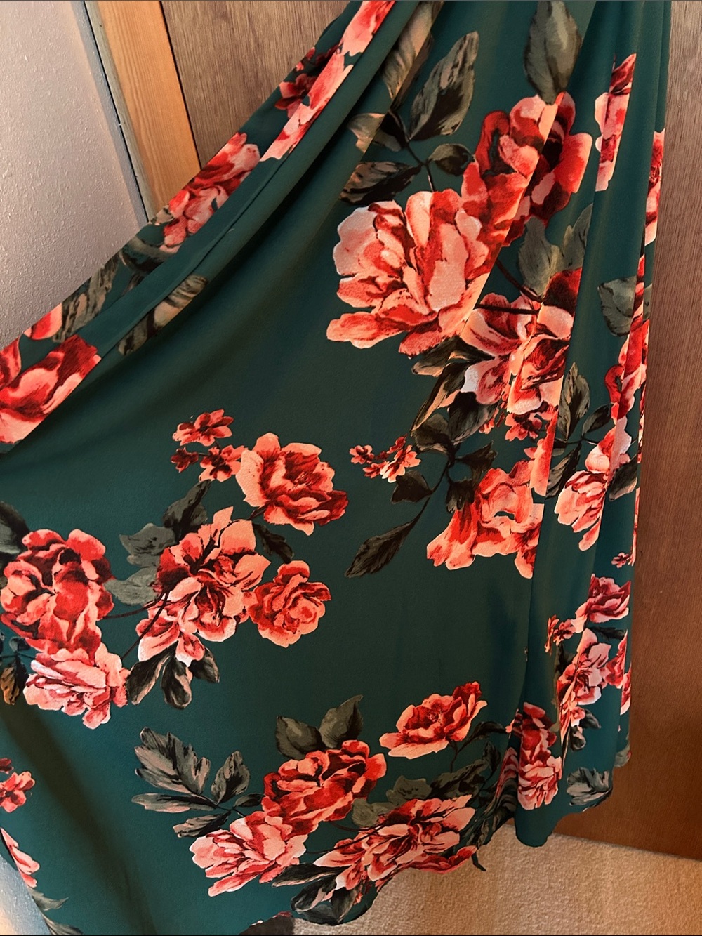 Lulu’s Floral Flirtation Print Wrap Dress Size Small - Picture 6 of 7